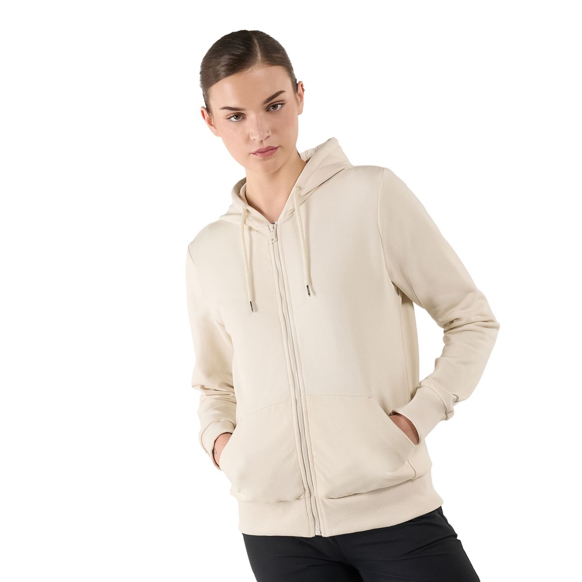 TOTTO - Buzo Para Mujer con Capota Gris Haily Totto