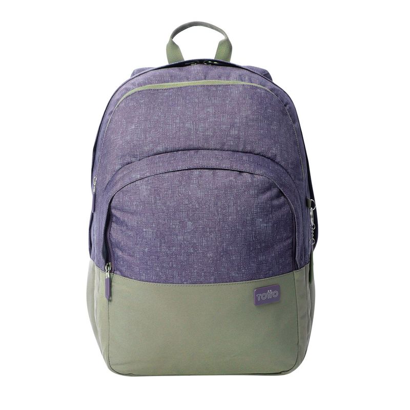 TOTTO - Morral Universitario Porta PC 16" Toluca 2.0 Morado/Terreo