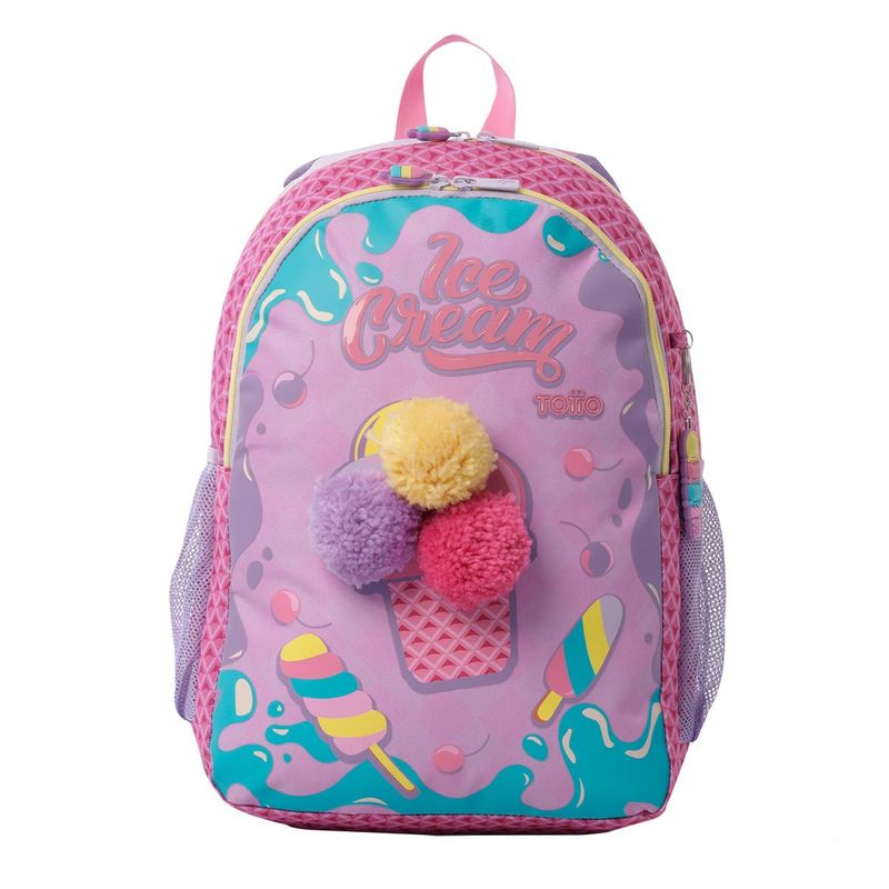 TOTTO - Morral para Niña Ice Pop Grande Rosado