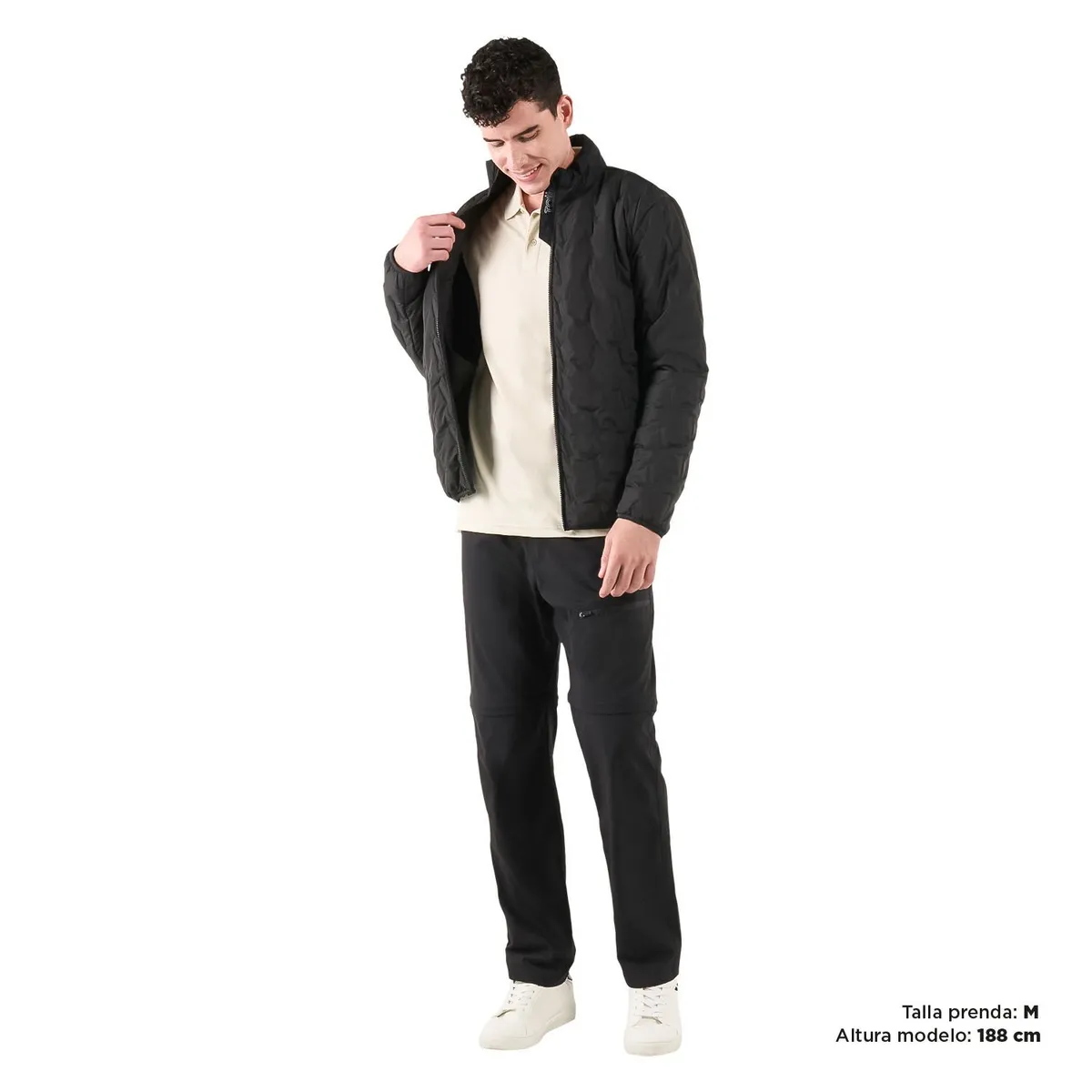 TOTTO - Chaqueta para Hombre Luck Negra