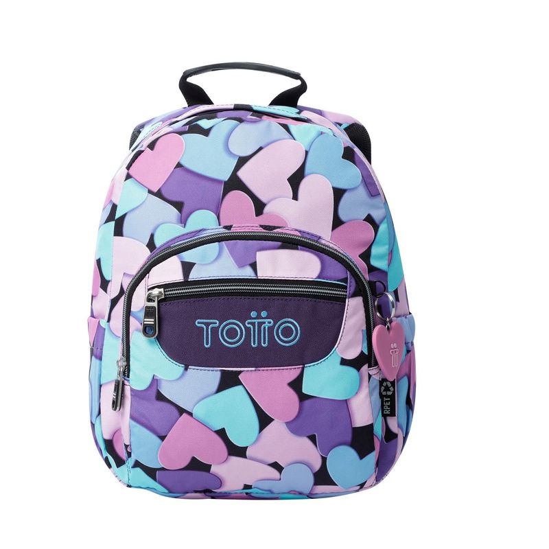 TOTTO - Morral Juvenil Porta Tableta 10" Tempera Azul