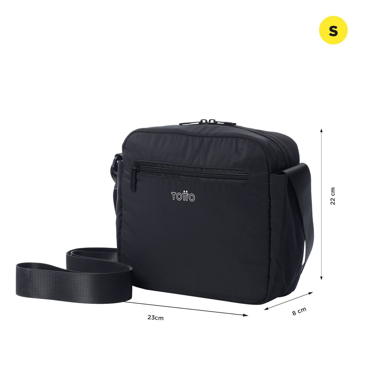 TOTTO - Bolso para Mujer Vic Crossbody Negro