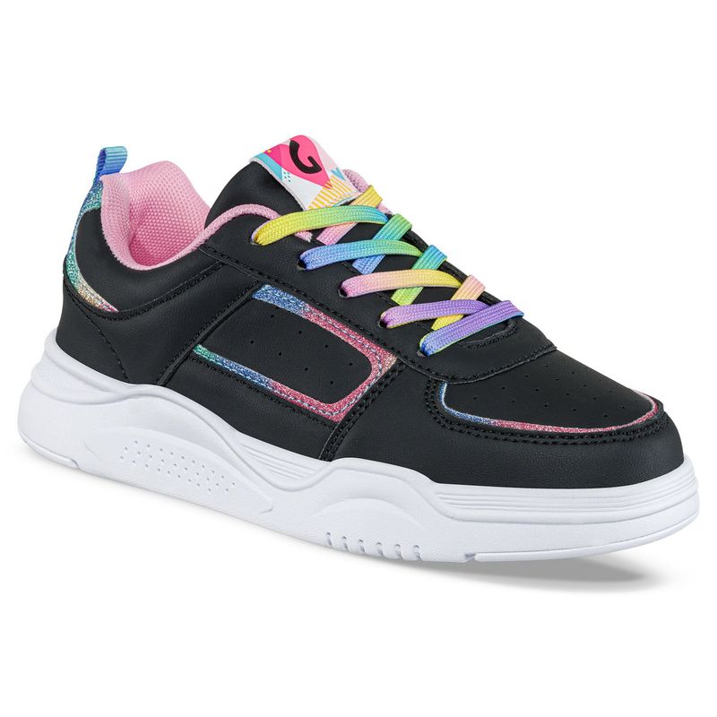 LOS GOMOSOS - Tenis Urbanos Leril Negro para Niña Los Gomosos