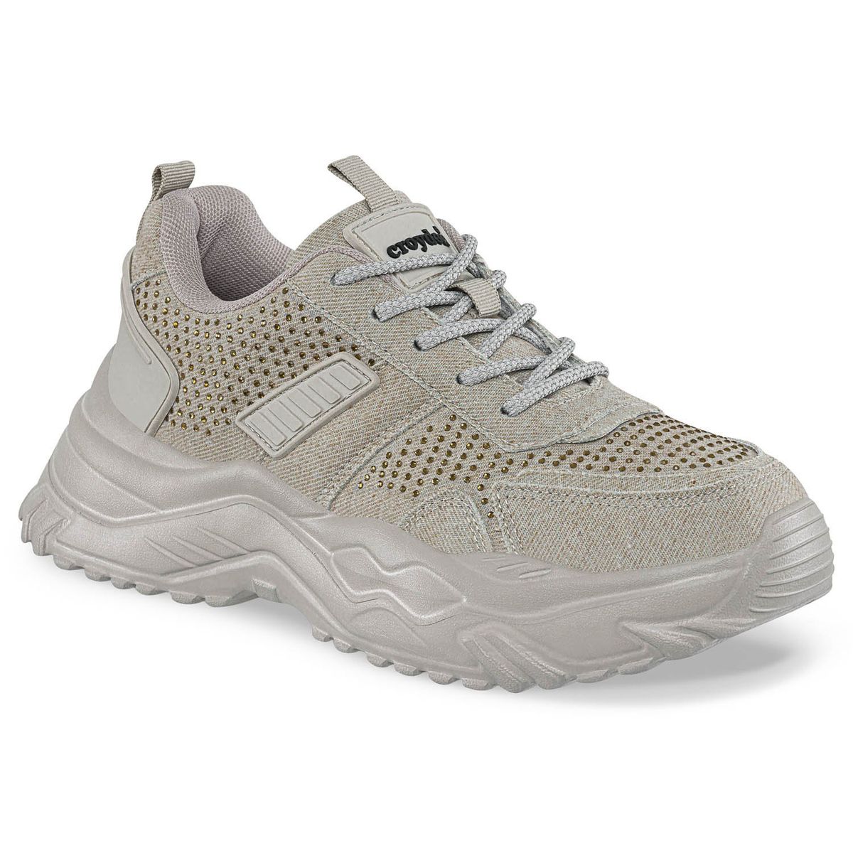 CROYDON - Tenis Urbanos Narar Beige Croydon para Mujer