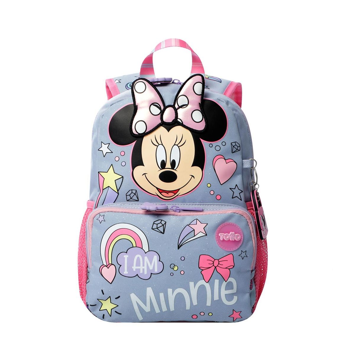 TOTTO - Morral para Niña Minnie Pequeño Gris