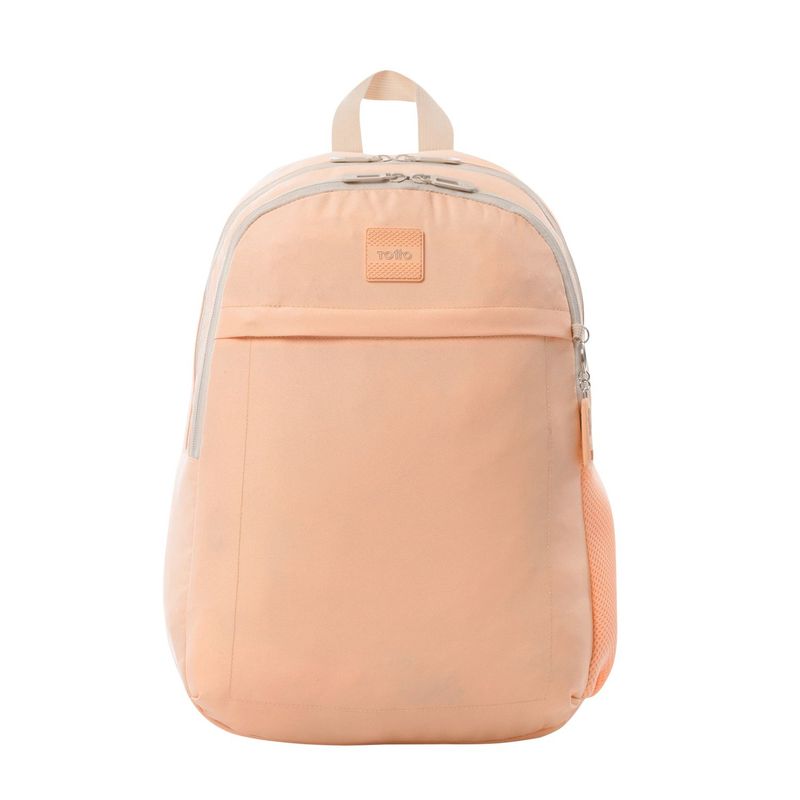 TOTTO - Morral Universitario Porta PC 14" Becky Durazno Mujer