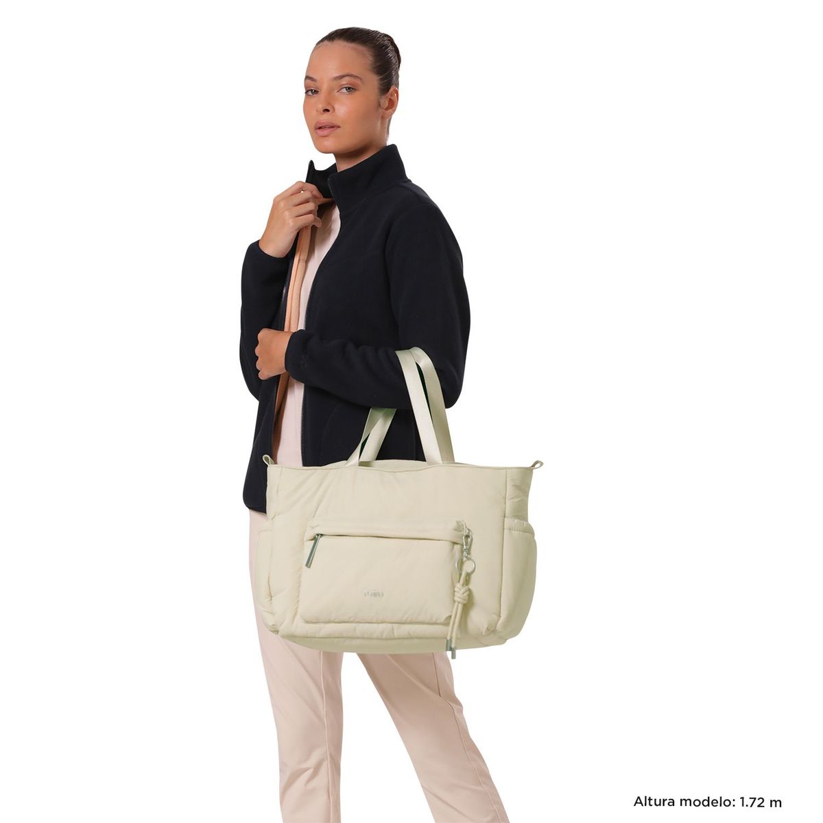 TOTTO - Bolso para Mujer Ambar Porta PC 16" Duffle Beige