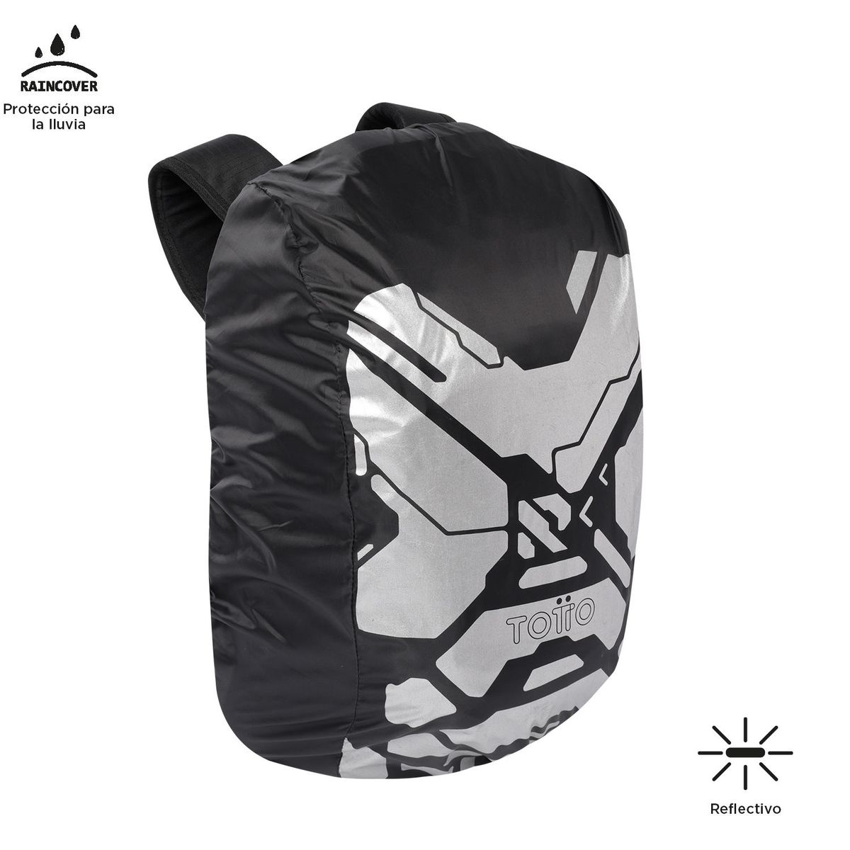 TOTTO - Morral para Moto Porta PC 16" Ridder Negro