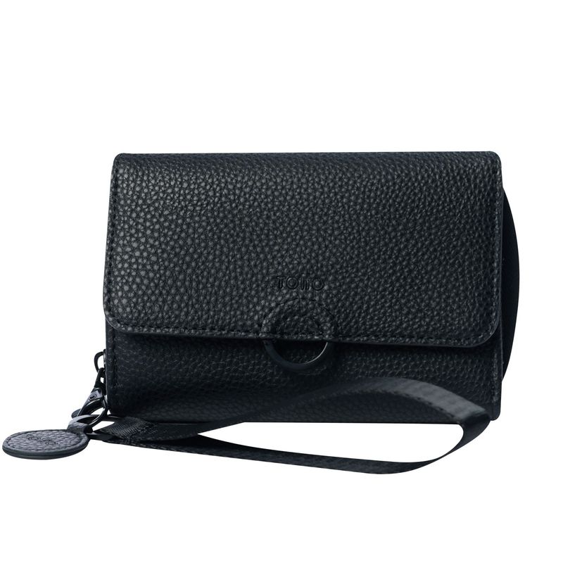 TOTTO - Billetera Soft Cri con RFID Blocker Negra