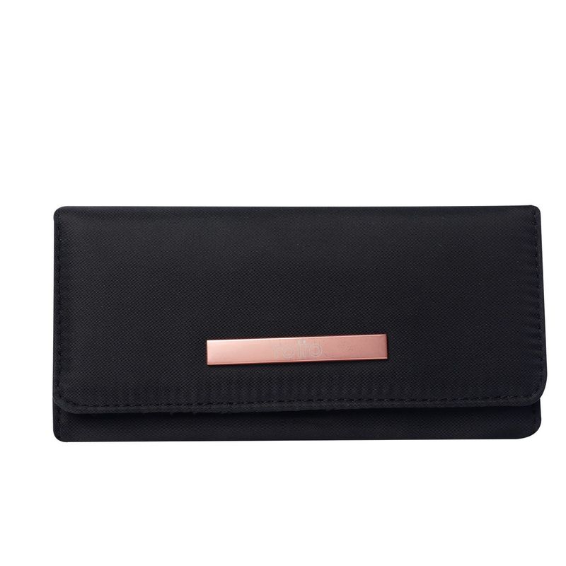 TOTTO - Billetera Adelaide 2 Con RFID Blocker Negra