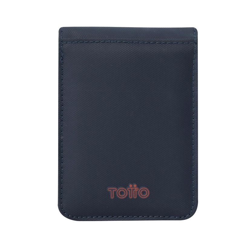 TOTTO - Billetera Dual L con RFID Blocker Azul Grande