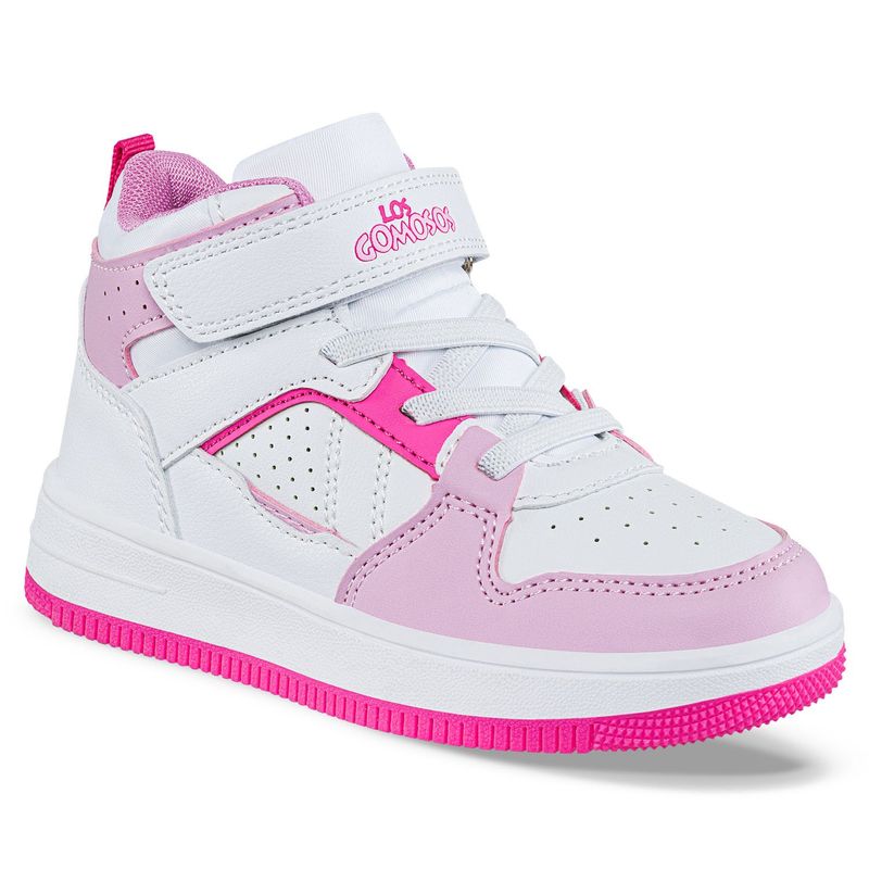 LOS GOMOSOS - Tenis Urbanos Klaz Blanco-Rosa para Niña Los Gomosos