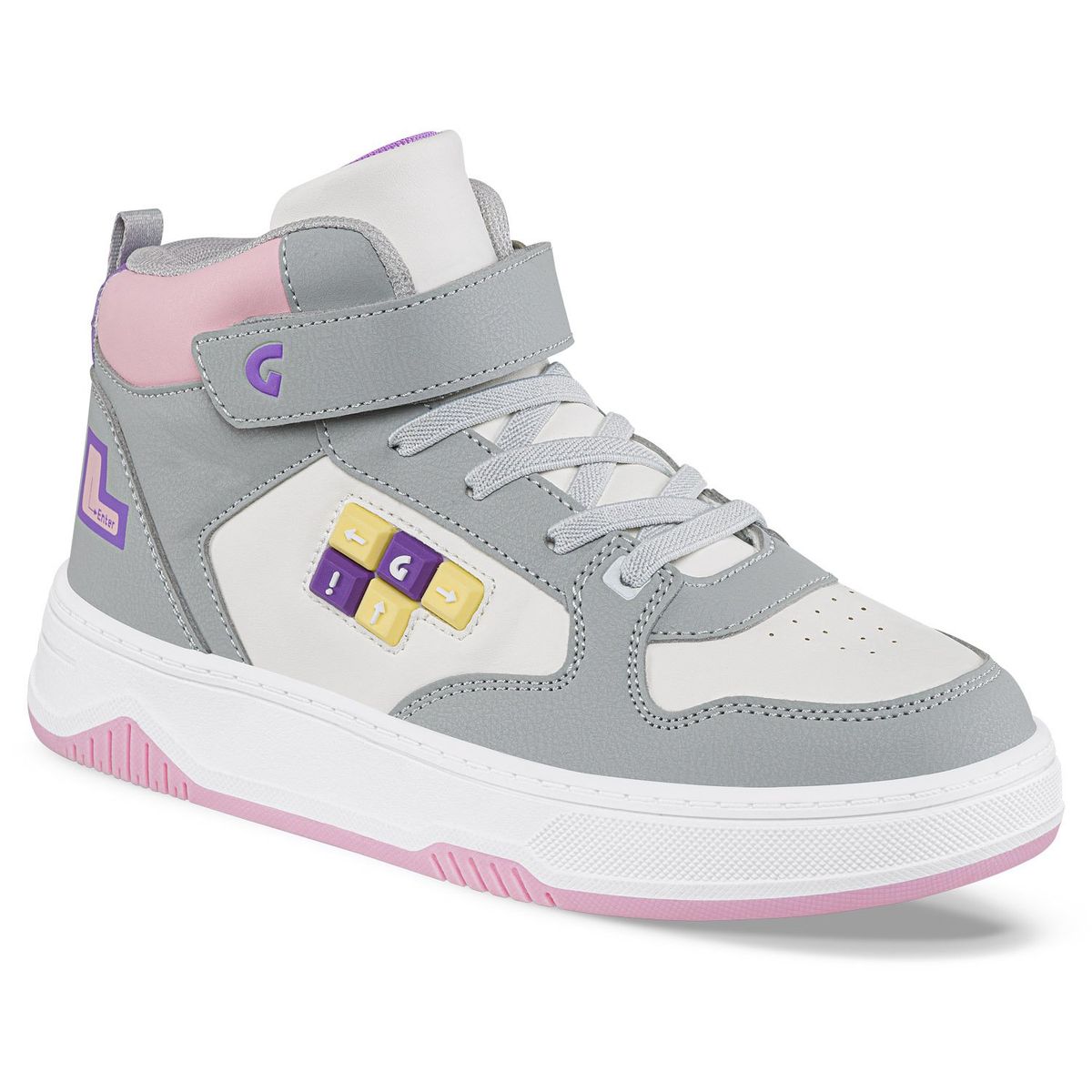 LOS GOMOSOS - Tenis Urbanos Odyl Blanco-Gris Los Gomosos para Niña