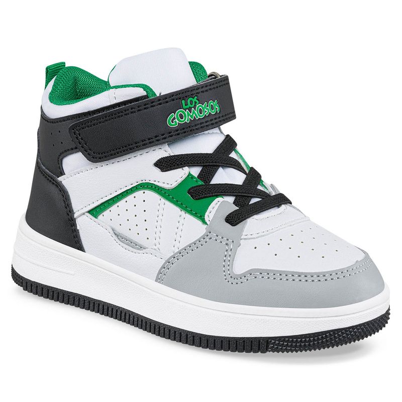 LOS GOMOSOS - Tenis Urbanos Tuwis Blanco-Verde para Niño Los Gomosos