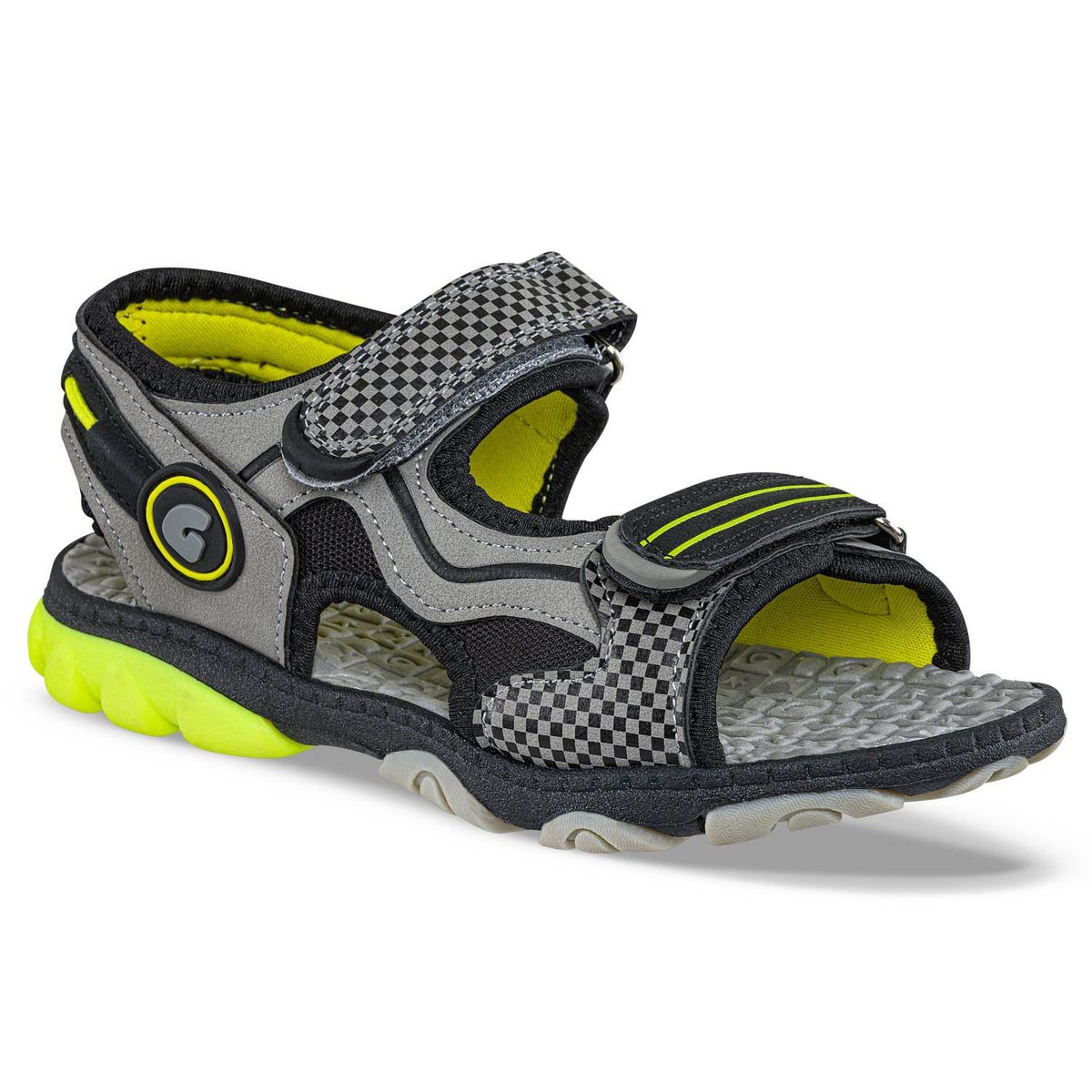 LOS GOMOSOS - Sandalias Kixol Gris-Verde Los Gomosos para Niño