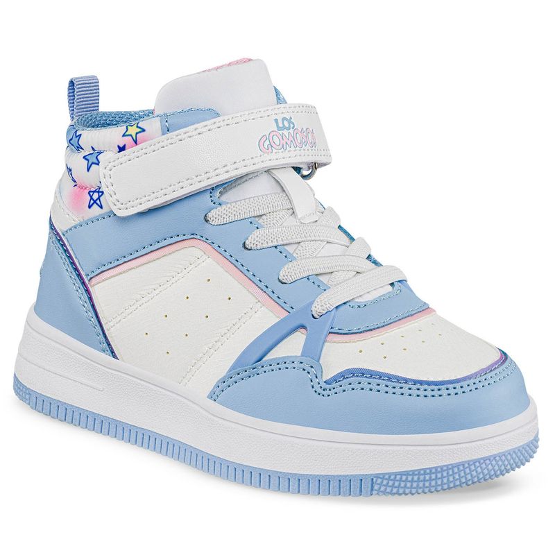 LOS GOMOSOS - Tenis Urbanos Reffor Blanco-Azul para Niña Los Gomosos