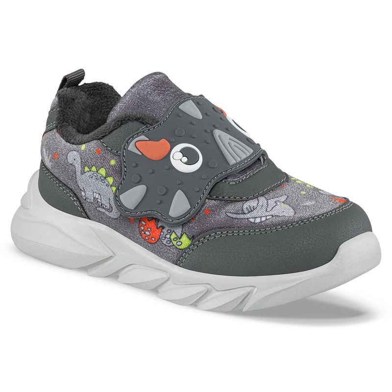 LOS GOMOSOS - Tenis Casuales Elix Gris para Niño Los Gomosos