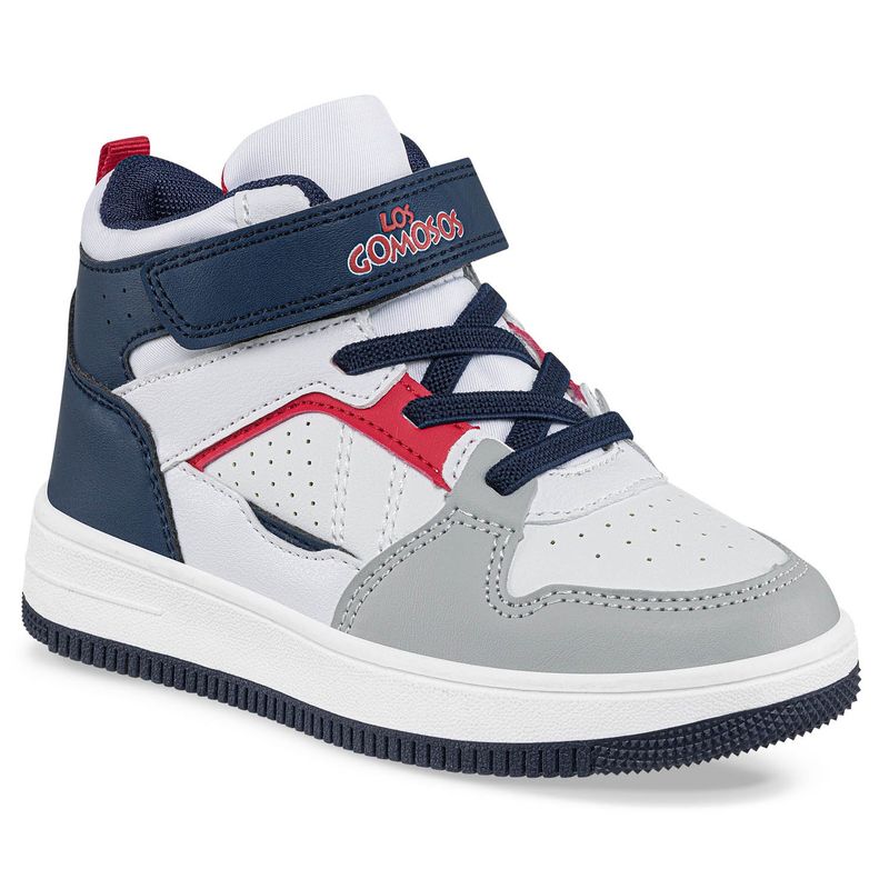 LOS GOMOSOS - Tenis Urbanos Tuwis Blanco-Rojo para Niño Los Gomosos