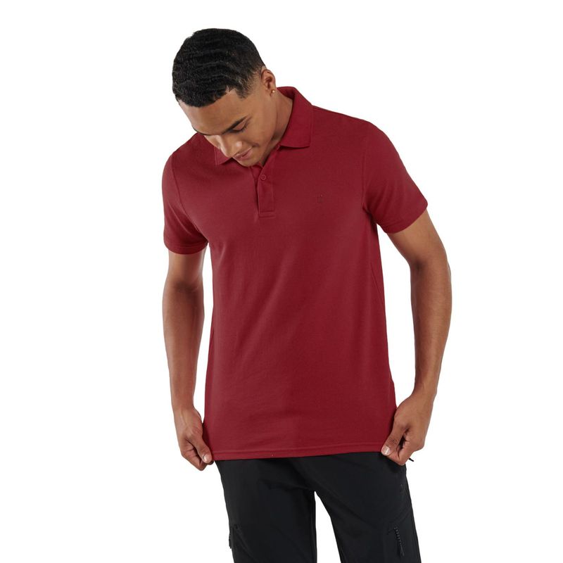 TOTTO - Camisa Polo Spencer Rojo Hombre