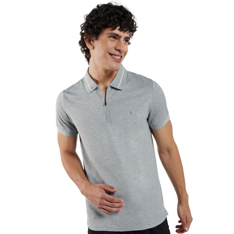 TOTTO - Camisa Polo Zugery Gris Hombre