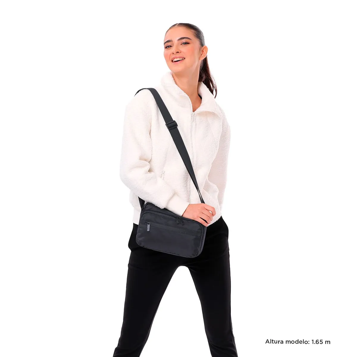 TOTTO - Bolso para Mujer Amsu 2.0 Crossbody Negro