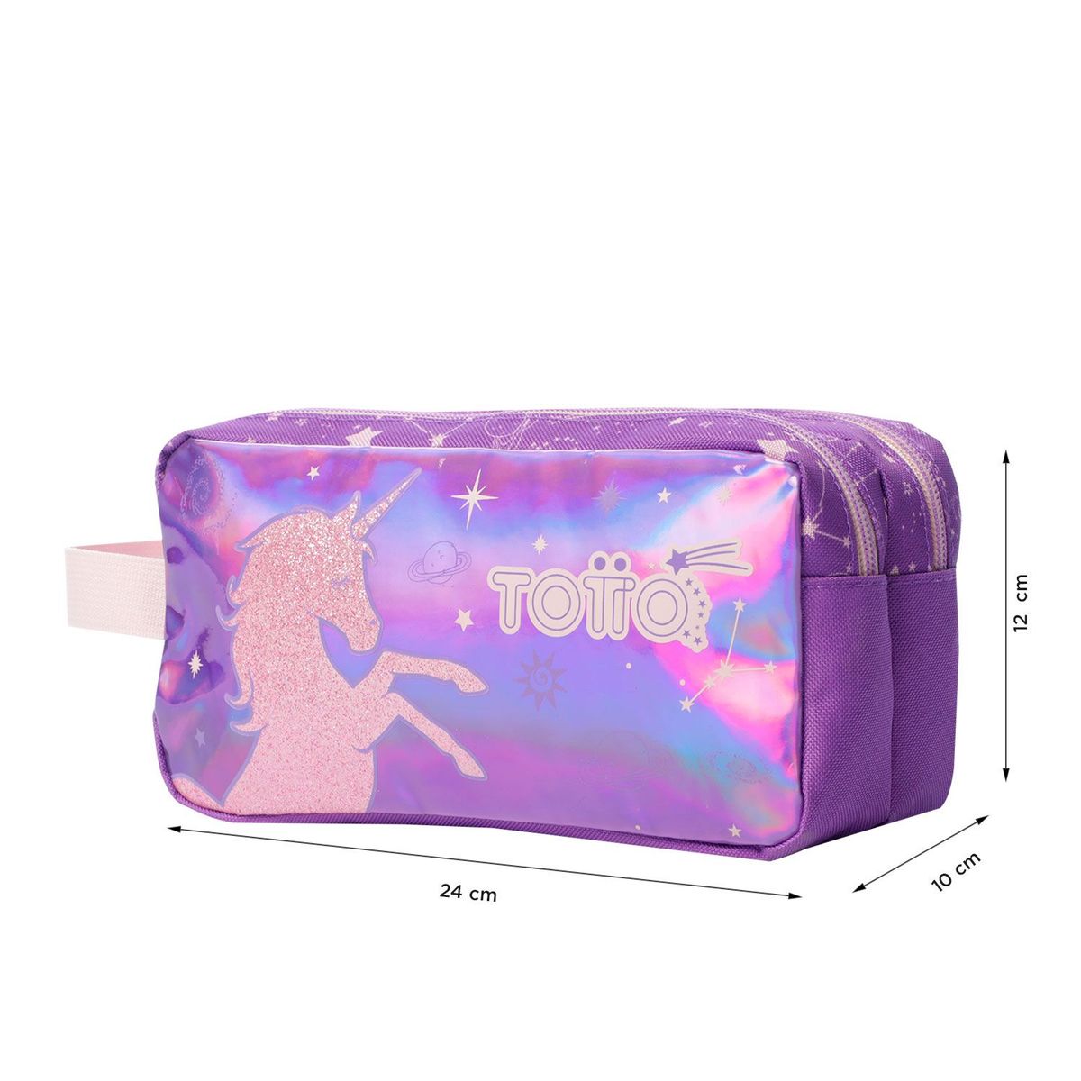 TOTTO - Cartuchera escolar Unispace Morado