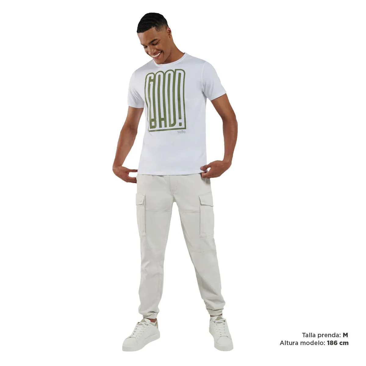 TOTTO - Camiseta para Hombre Mozartpro Blanca