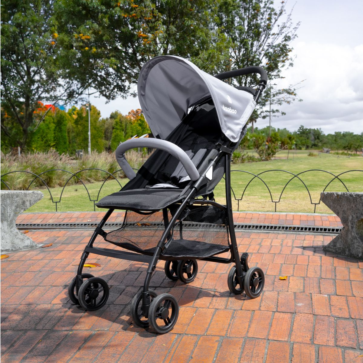 BAOBAO - Coche Paseador para Bebe Basicbliss Baobao Gris