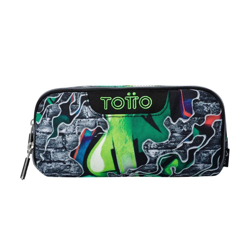 TOTTO - Cartuchera Multiuso Cinta Gris