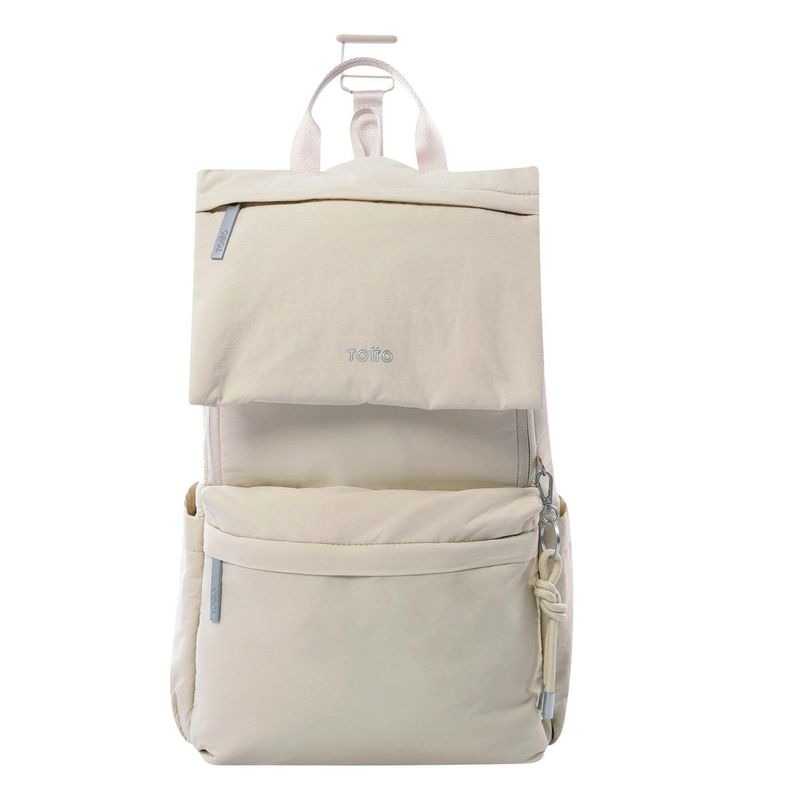TOTTO - Morral Porta PC 17" Morral Ambar L Beige Mujer