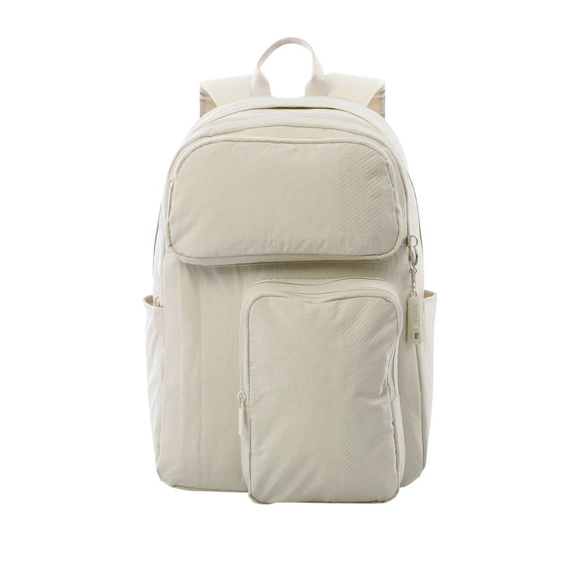 TOTTO - Morral Universitario 2 en 1 Porta PC 16" Duality Beige Unisex