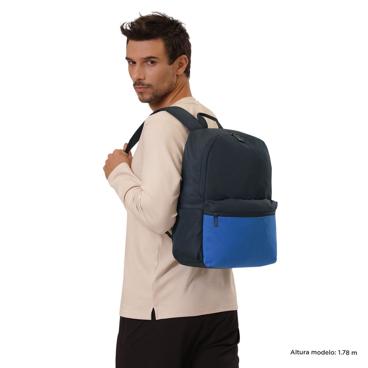 TOTTO - Morral Universitario Dragonar 2.0 Porta PC 13" Azul Hombre