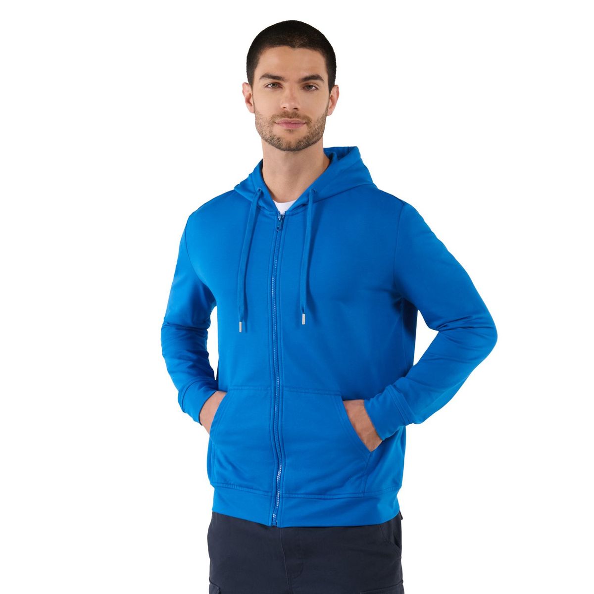TOTTO - Buzo Hoodie Para Hombre con Capota Negro Tawen Totto