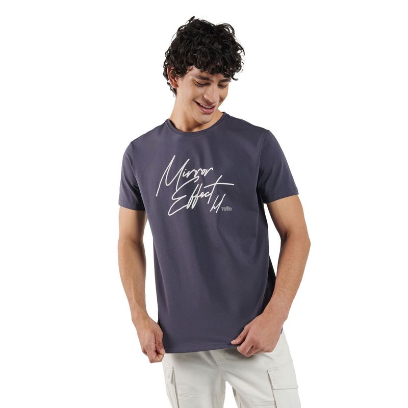 TOTTO - Camiseta para Hombre Primen Gris