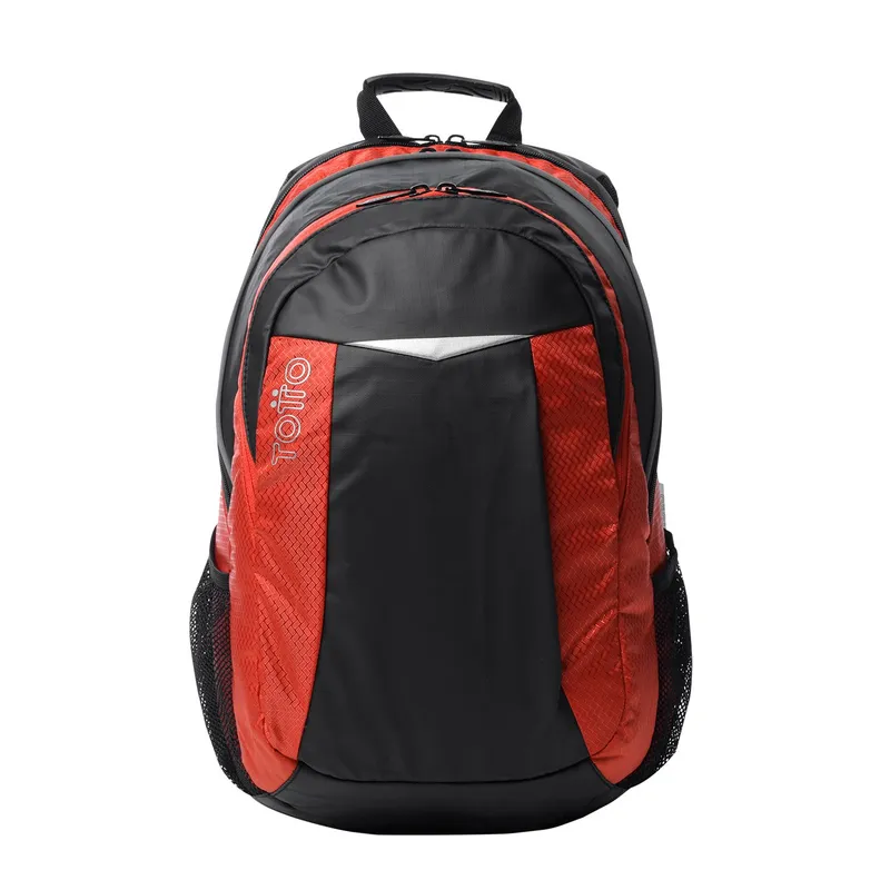 TOTTO - Morral Juvenil Teck 2.0 Porta PC 15.4" Negro Hombre