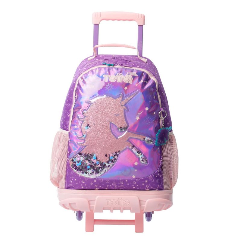 TOTTO - Morral con ruedas Niña Unispace Grande Morado
