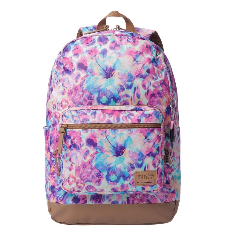 TOTTO - Morral Universitario Porta PC 14" Tocax Rosado Mujer