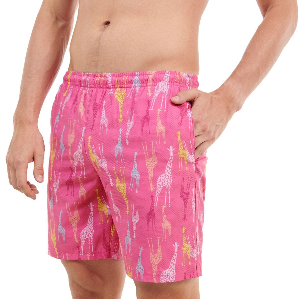 TOTTO - Pantaloneta De Baño Hombre Abriko Rosada