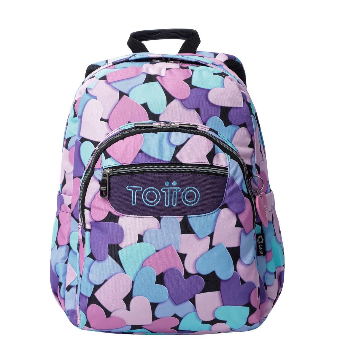 TOTTO - Morral Juvenil Porta PC 14" Acuarela Azul