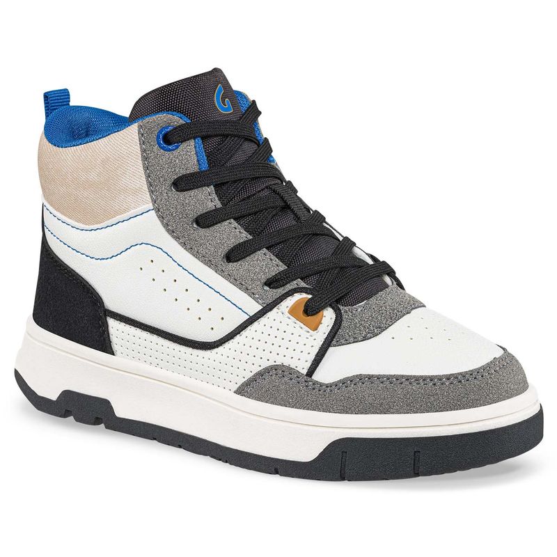 LOS GOMOSOS - Tenis Urbanos Yinko Beige-Gris para Niño Los Gomosos