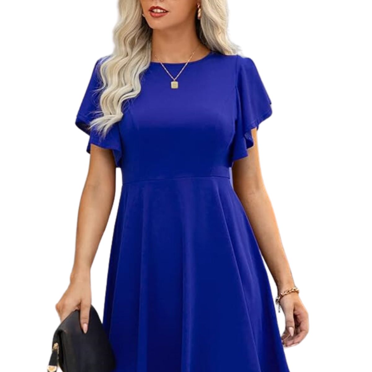 NEGRELI - VESTIDO DE MUJER SEMI-RONTONDO REF-3014