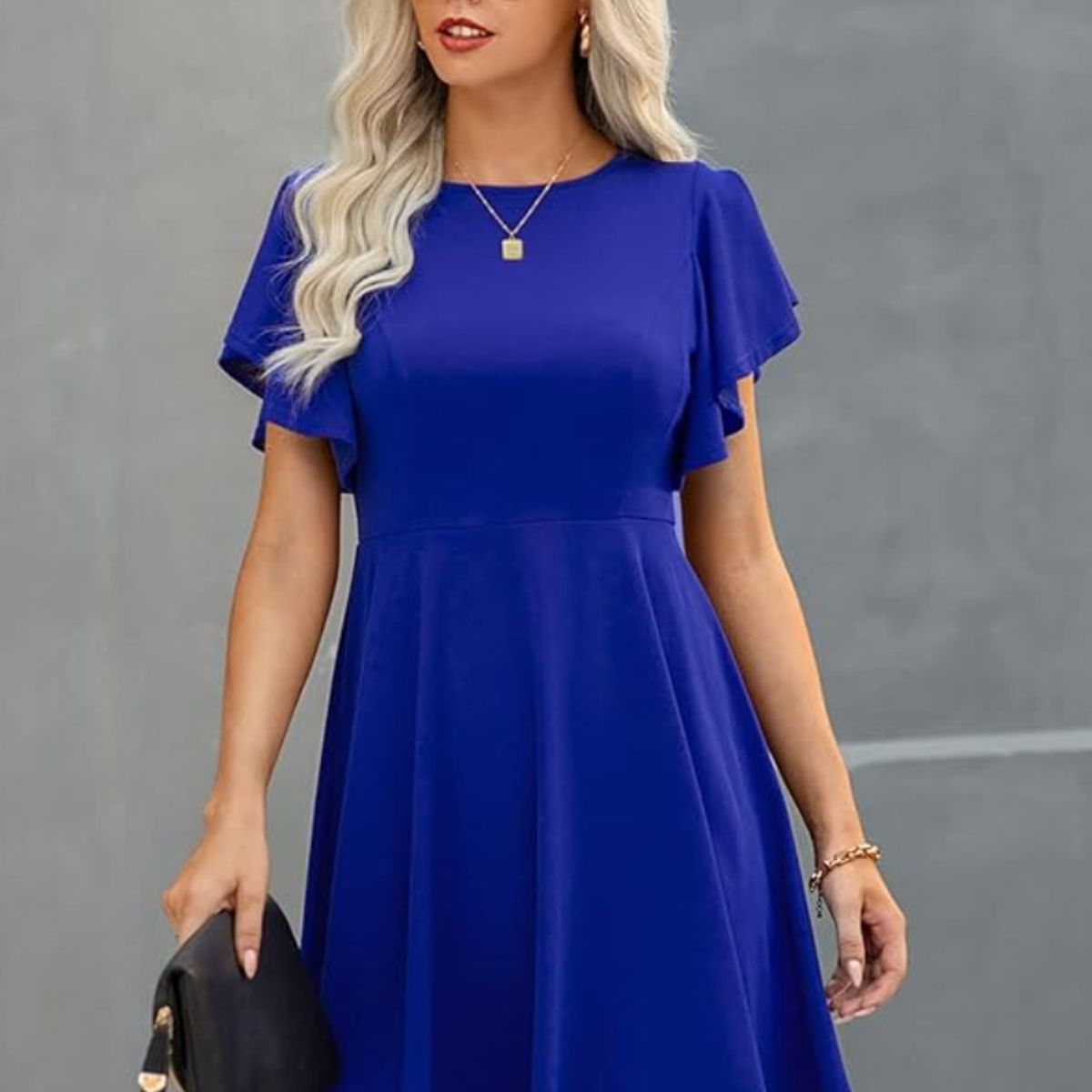 NEGRELI - VESTIDO DE MUJER SEMI-RONTONDO REF-3014