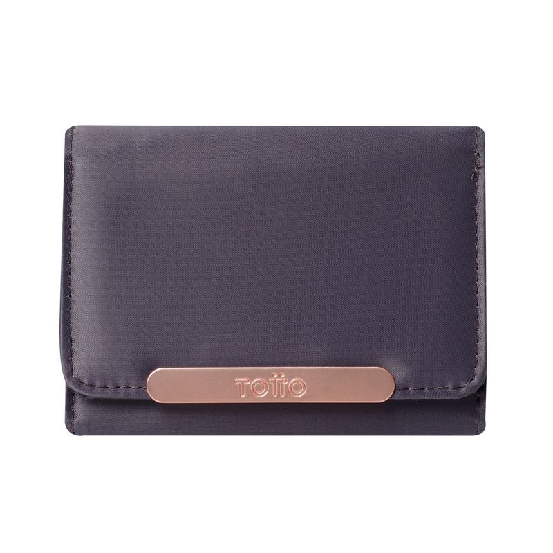 TOTTO - Billetera Bel con RFID Blocker Morada Mediana