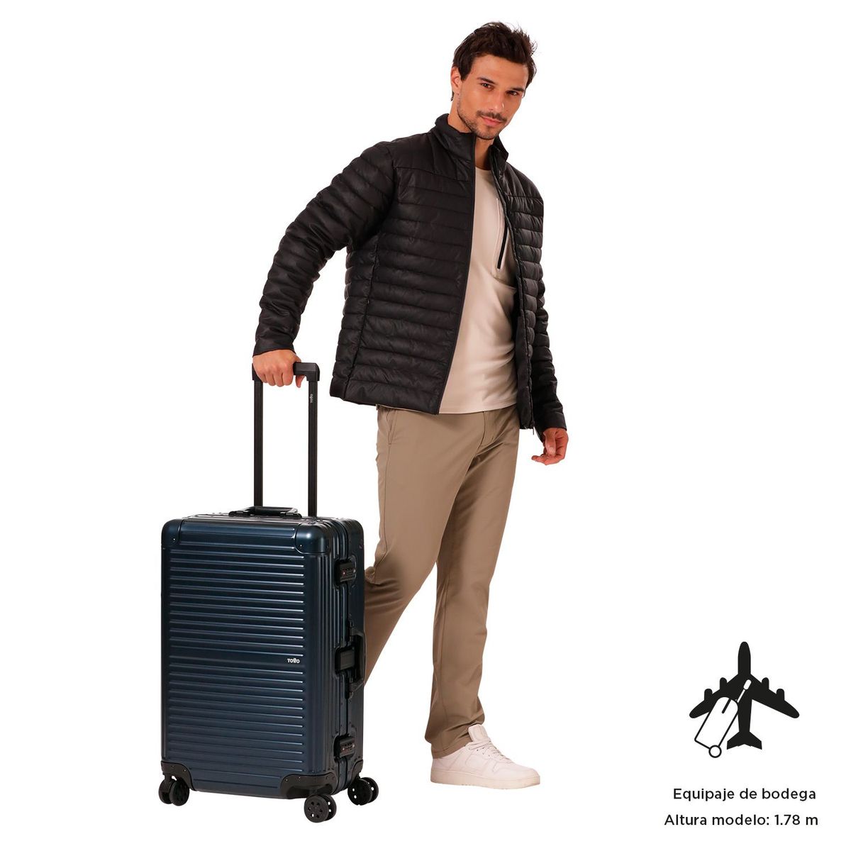 TOTTO - Maleta de 23 kilos 360 Alkymia Azul