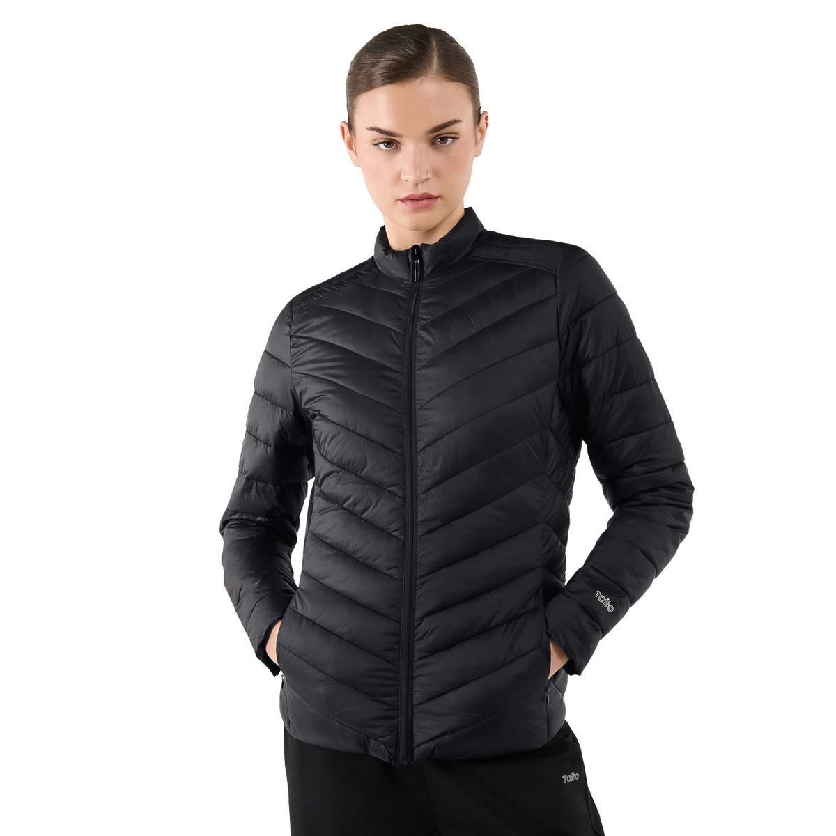 TOTTO - Chaqueta para Mujer Owens Negra