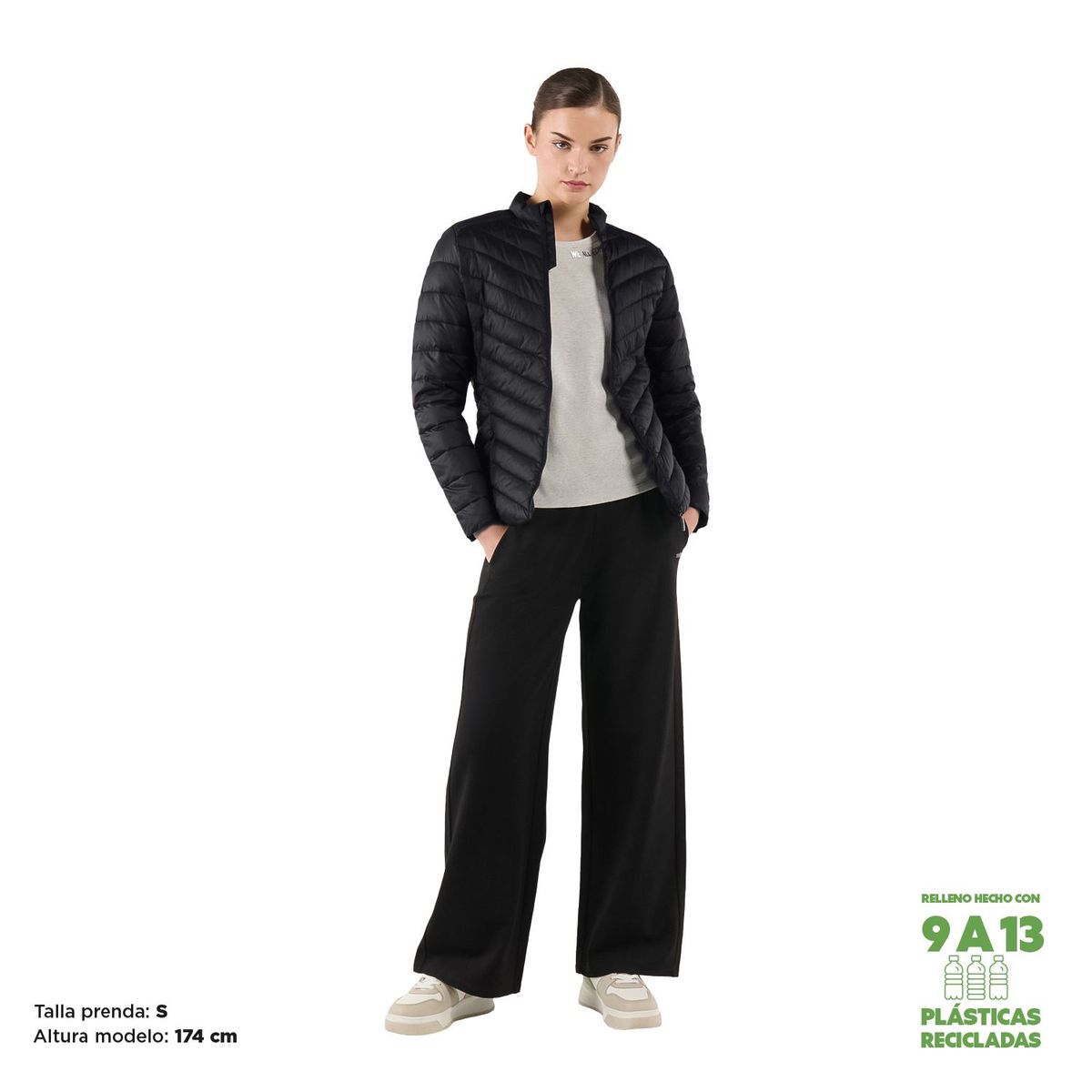 TOTTO - Chaqueta para Mujer Owens Negra