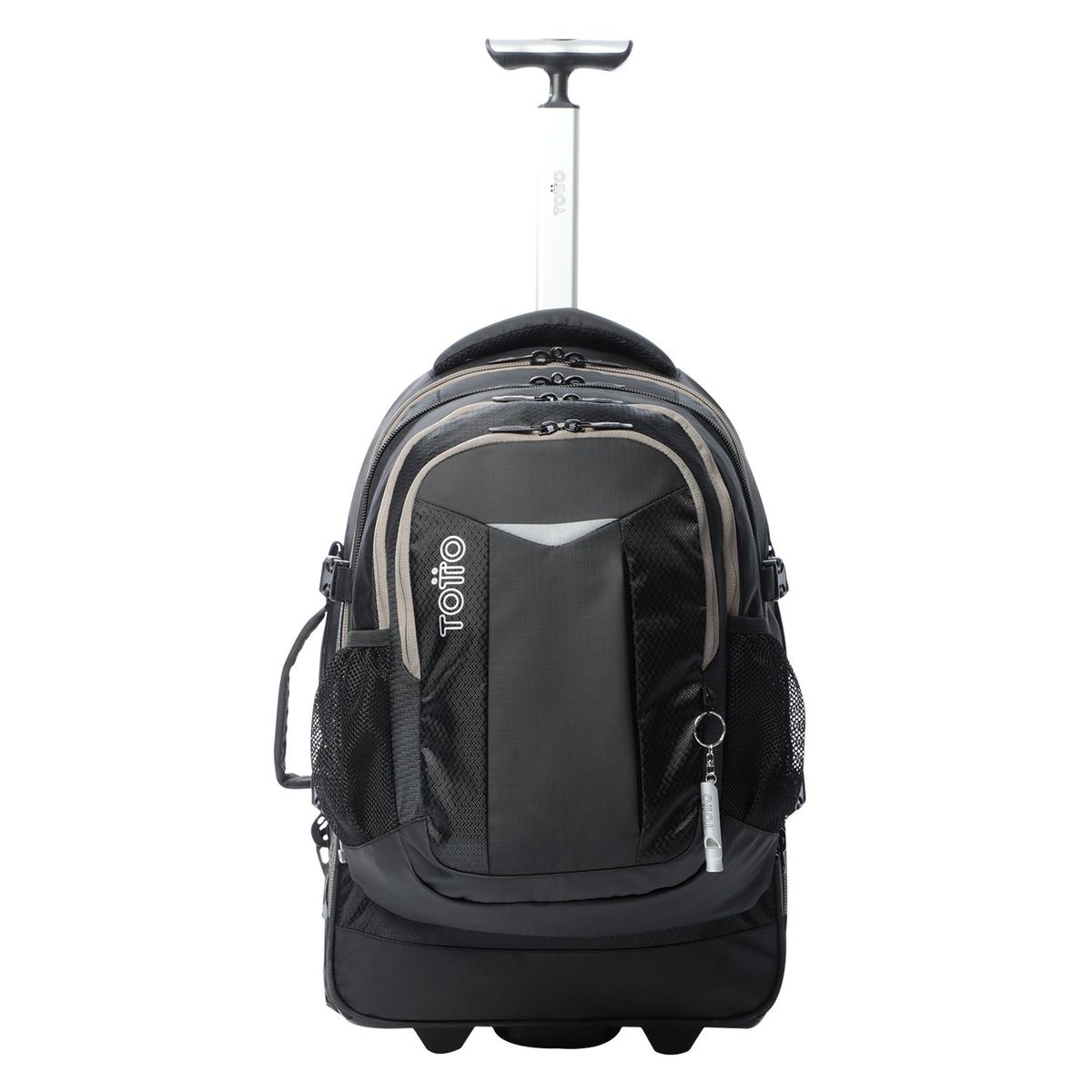 TOTTO - Morral de Viaje con Ruedas Tek 2.0 Grande Negro