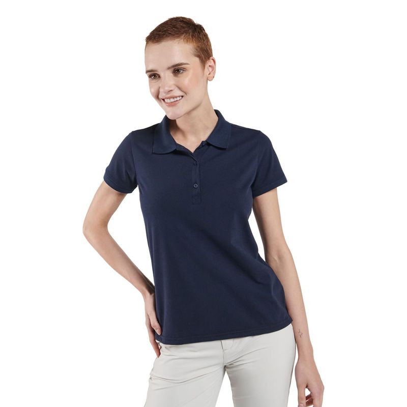 TOTTO - Camisa Polo Chechi Azul Mujer