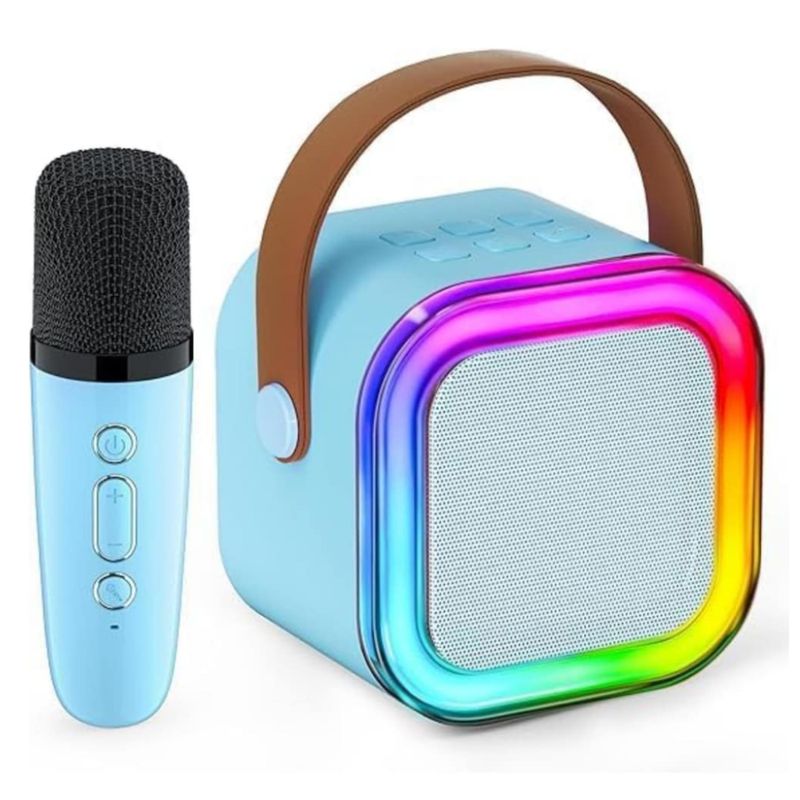 AMERICAN GENERICS - Set De Karaoke Portátil Para Niños Bluetooth Luces Rgb K12
