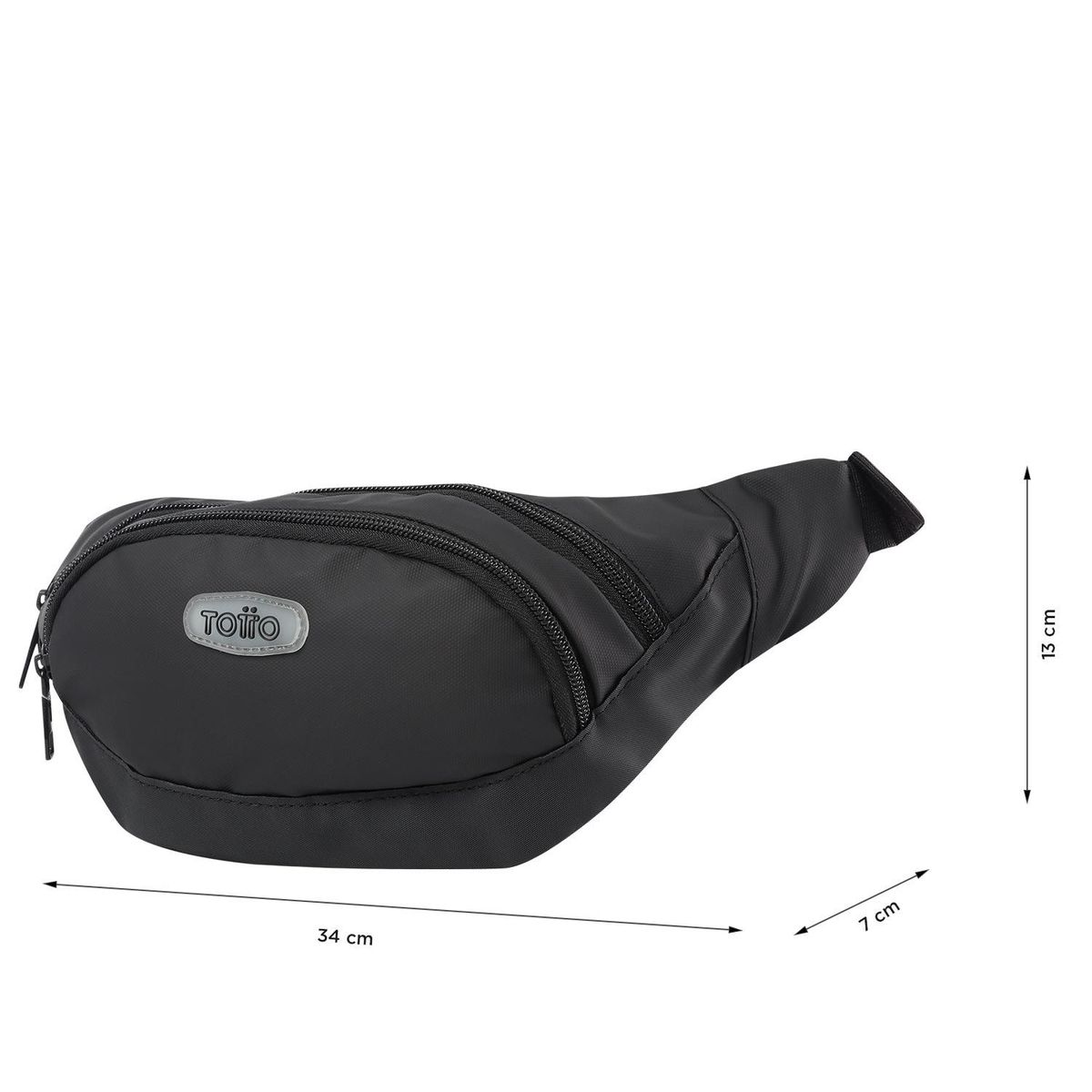 TOTTO - Canguro Riñonera Para Hombre Negro Pompeya Totto
